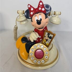 Disney Minnie Mouse Desk Telephone Telemania